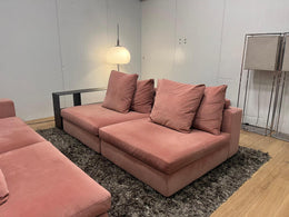 Flexform Groundpiece 4-delig met bookcase – Roze fluweel