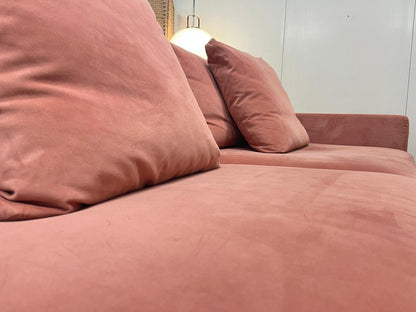 Flexform Groundpiece 4-delig met bookcase – Roze fluweel