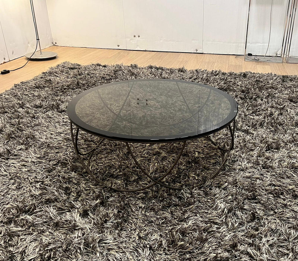 Rolf Benz 8870 Salontafel Zwart Ø80 – Parsolglas