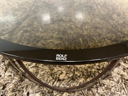 Rolf Benz 8870 Salontafel Zwart Ø80 – Parsolglas