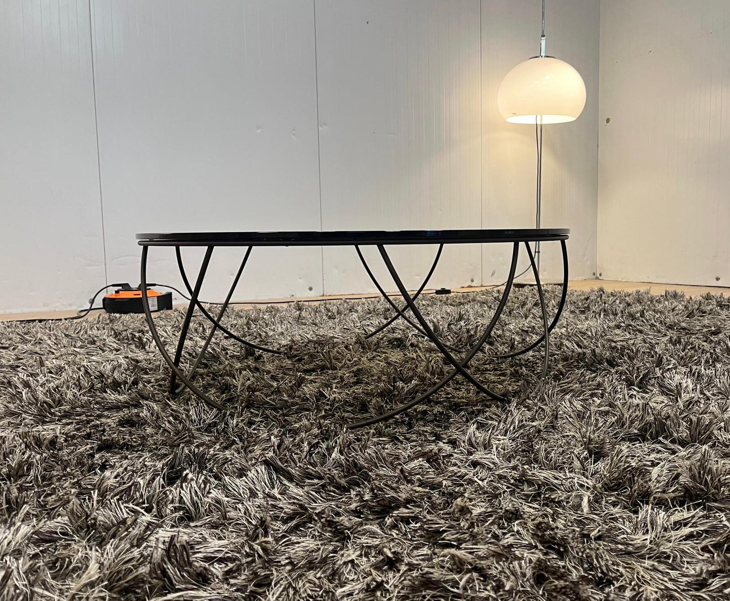 Rolf Benz 8870 Salontafel Zwart Ø80 – Parsolglas