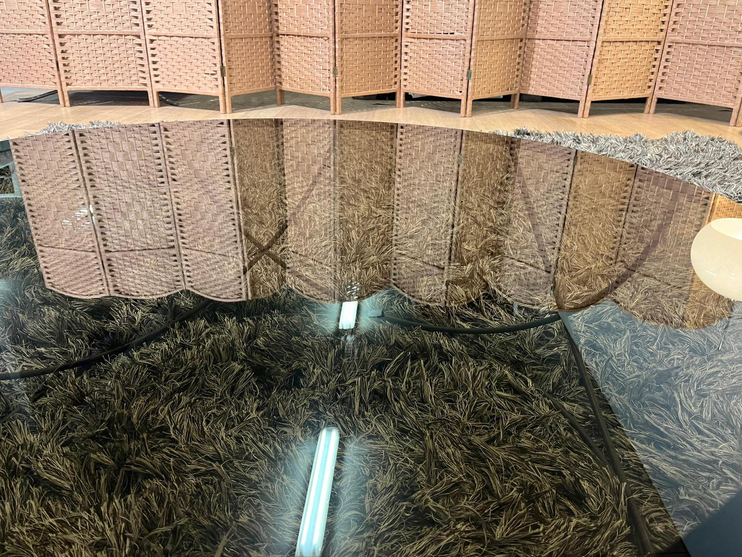 Rolf Benz 8870 Salontafel Zwart Ø80 – Parsolglas