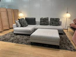 Rolf Benz Nuvola Hoekbank met Hocker – NP: €8.500