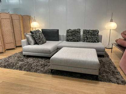 Rolf Benz Nuvola Hoekbank met Hocker – NP: €8.500