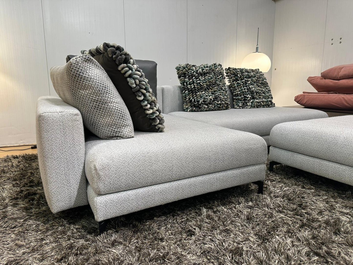 Rolf Benz Nuvola Hoekbank met Hocker – NP: €8.500