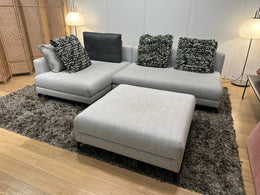 Rolf Benz Nuvola Hoekbank met Hocker – NP: €8.500