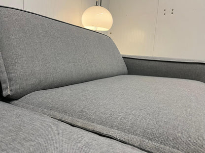 ZGAN Fest Amsterdam 3-Zits Bank + Hocker - KVADRAT Grijs