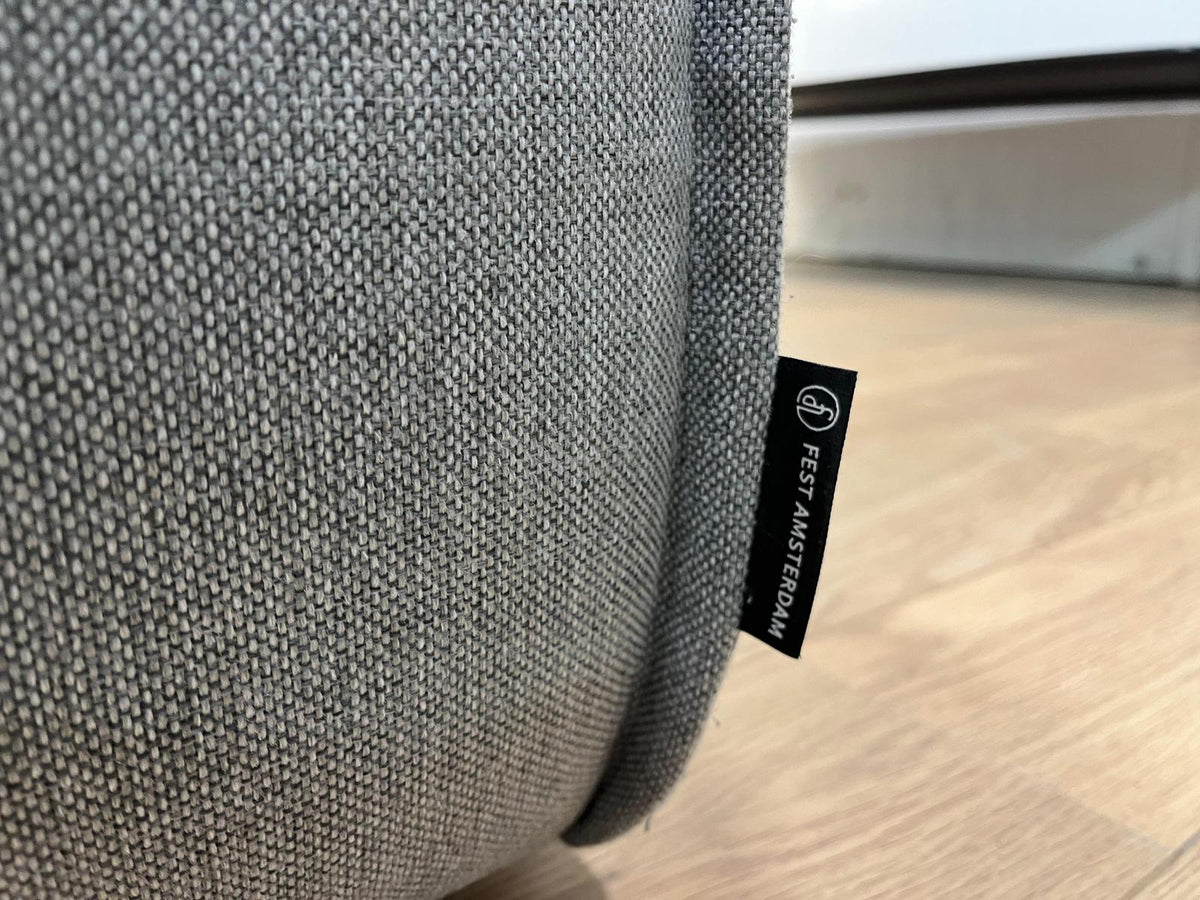 ZGAN Fest Amsterdam 3-Zits Bank + Hocker - KVADRAT Grijs