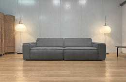 ZGAN Fest Amsterdam 3-Zits Bank + Hocker - KVADRAT Grijs