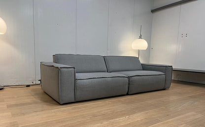 ZGAN Fest Amsterdam 3-Zits Bank + Hocker - KVADRAT Grijs