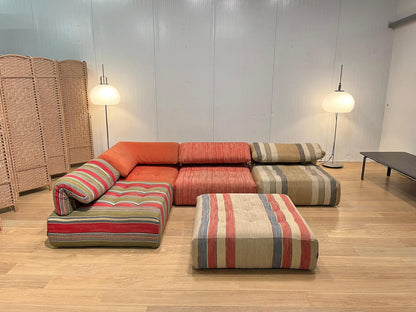 Vintage Roche Bobois Voyage Immobile Hoekbank Set