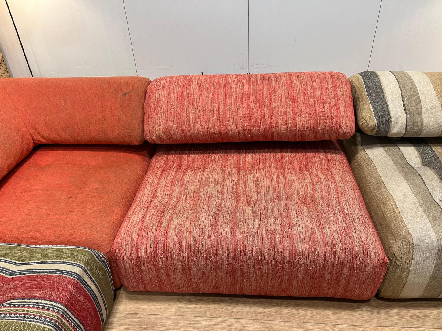 Vintage Roche Bobois Voyage Immobile Hoekbank Set