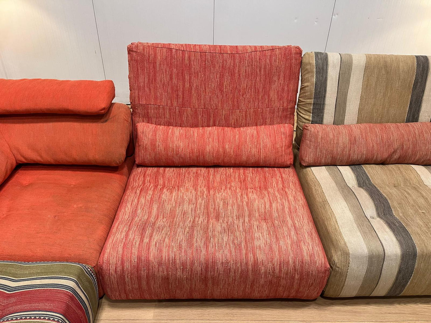 Vintage Roche Bobois Voyage Immobile Hoekbank Set