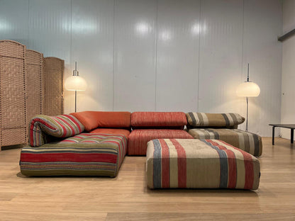 Vintage Roche Bobois Voyage Immobile Hoekbank Set