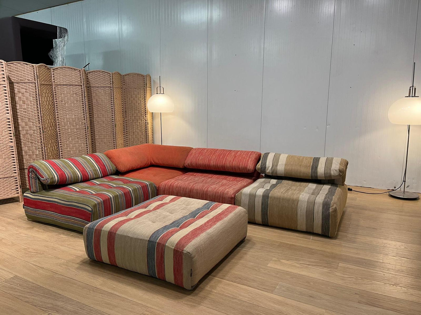 Vintage Roche Bobois Voyage Immobile Hoekbank Set