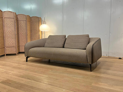 Absolute Nieuwstaat - Leolux Elias Taupe 3 Zits Bank