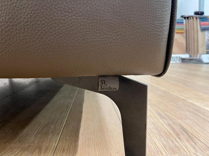 Absolute Nieuwstaat - Leolux Elias Taupe 3 Zits Bank