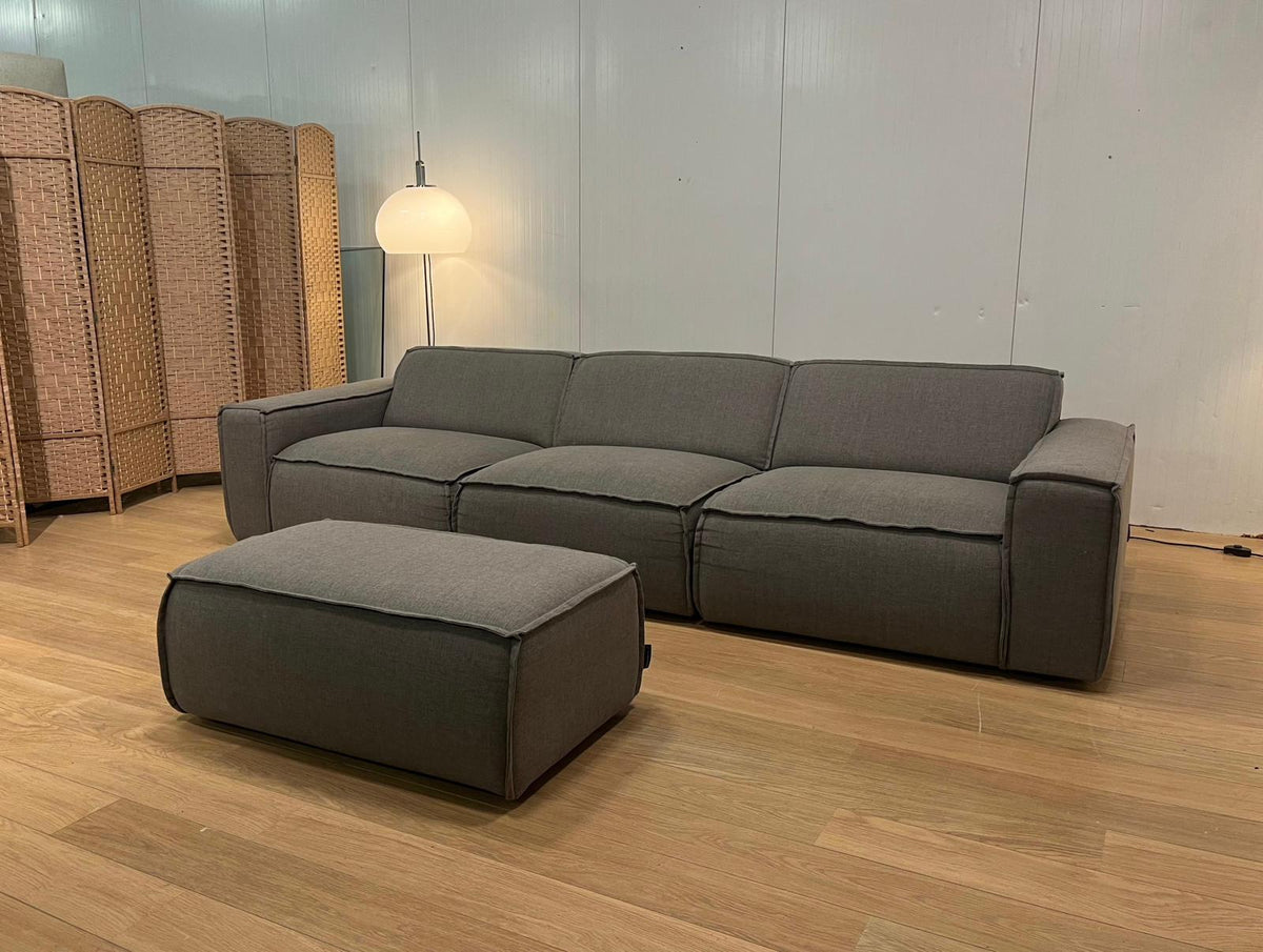 Fest Amsterdam Modulaire 4-Zits + Hocker Grijs