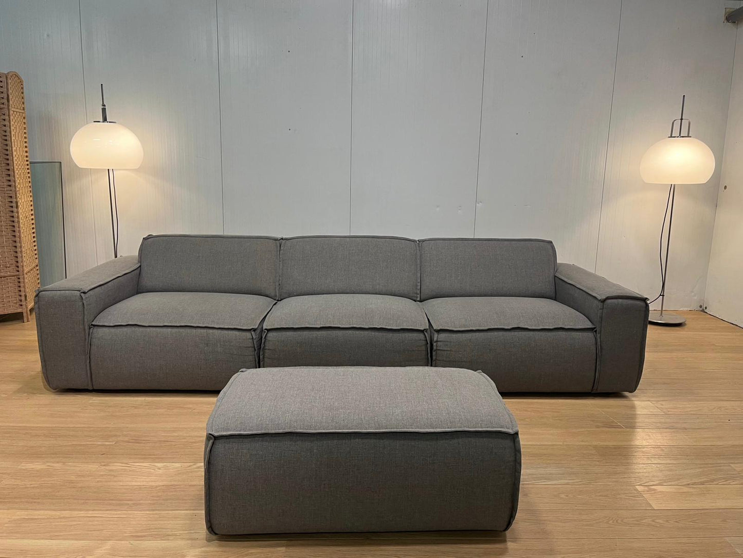 Fest Amsterdam Modulaire 4-Zits + Hocker Grijs