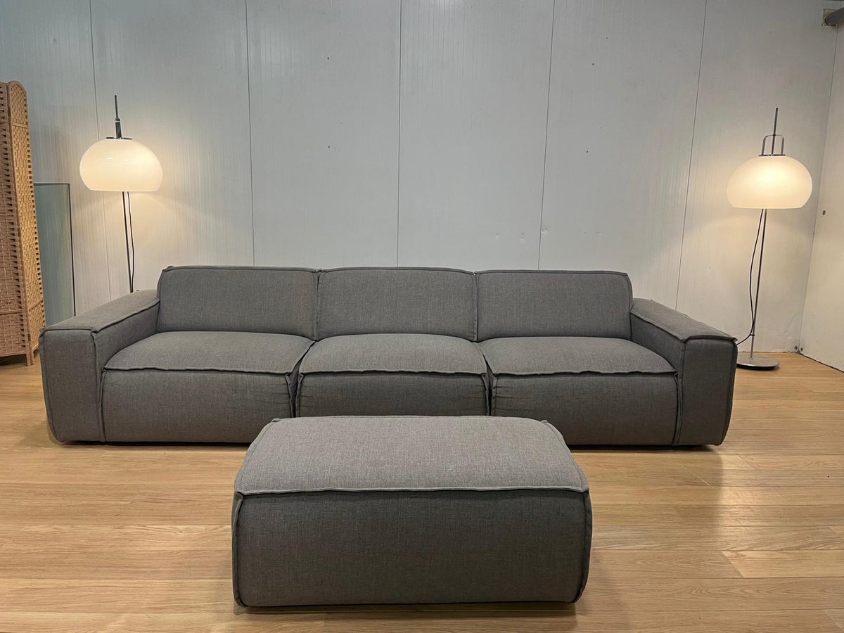 Fest Amsterdam Modulaire 4-Zits + Hocker Grijs