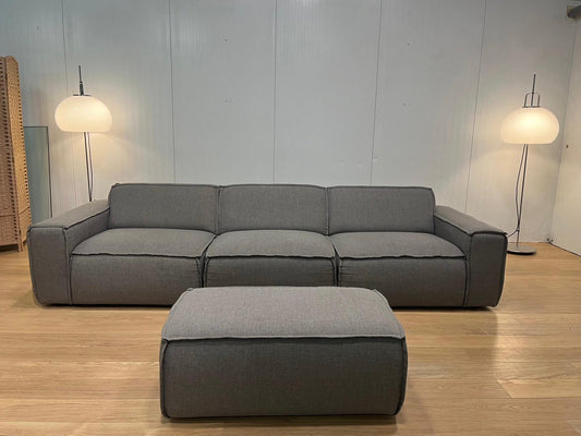 Fest Amsterdam Modulaire 4-Zits + Hocker Grijs