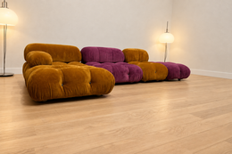 NIEUWSTAAT B&B Italia Camaleonda Oker/Paars | NP €27.500