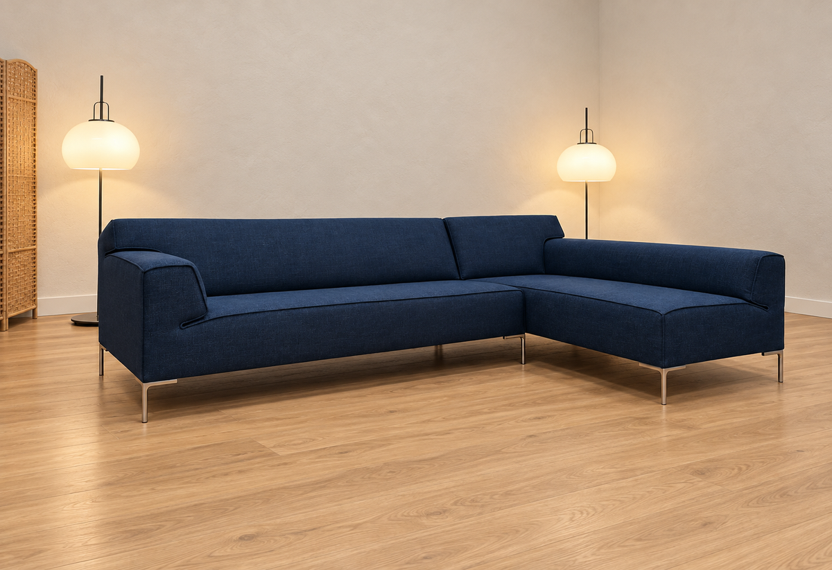 NIEUW GESTOFFEERD Design on Stock Bloq Hoekbank + GARANTIE