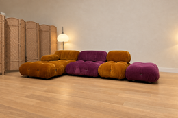 NIEUWSTAAT B&B Italia Camaleonda Oker/Paars | NP €27.500