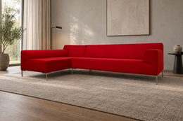 NIEUWSTAAT Design on Stock Bloq Hoekbank Rood | NP €6.950