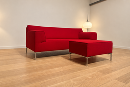 NIEUW Design on Stock Bloq Bank Ploegwol + Hocker + GARANTIE