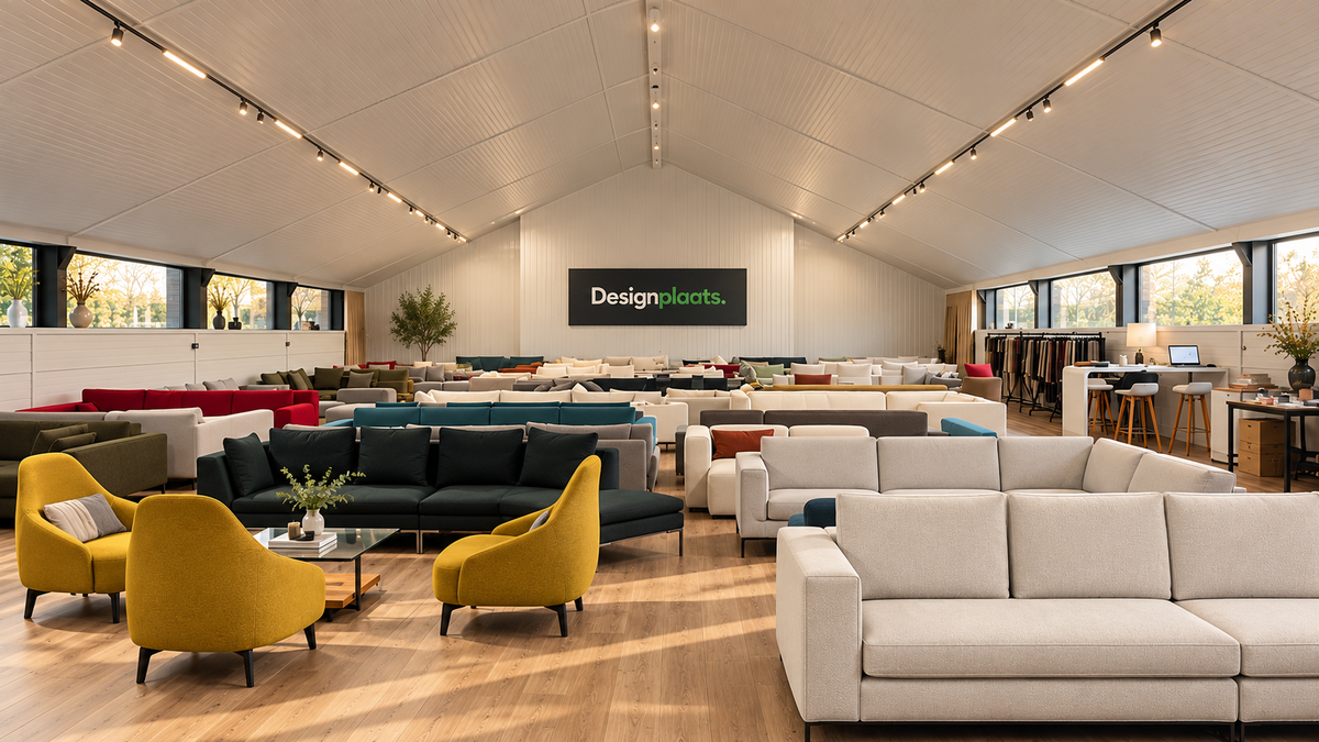 De showroom van Designplaats in Leusden