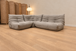 NIEUW Ligne Roset Togo 3-Delige Set Taupe + GARANTIE