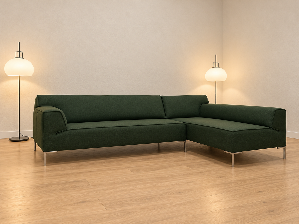 NIEUW GESTOFFEERD Design on Stock Bloq Hoekbank + GARANTIE
