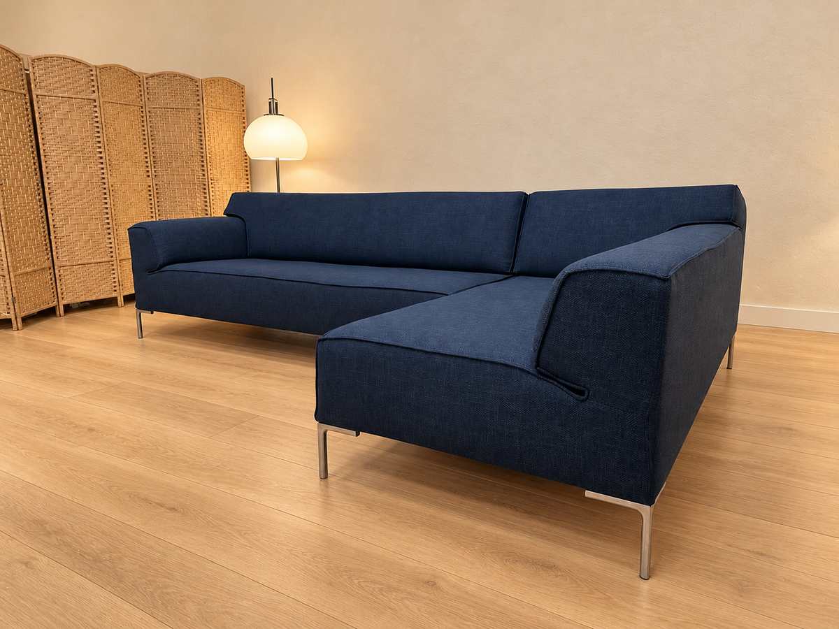 NIEUW GESTOFFEERD Design on Stock Bloq Hoekbank + GARANTIE