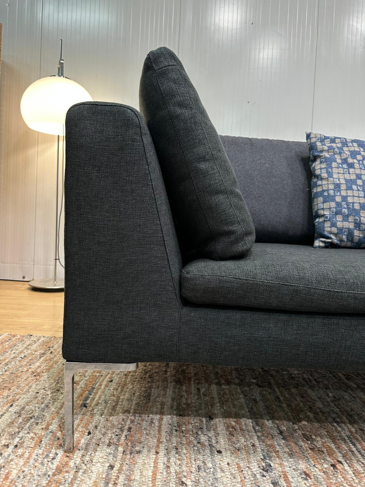 B&B Italia Charles Hoekbank Groen/Antraciet – NP €9.000