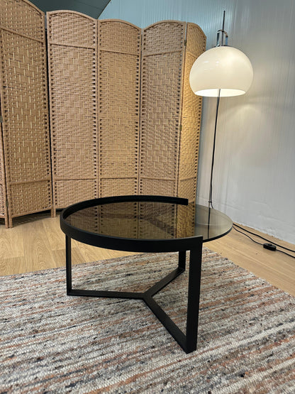 Nieuwstaat Matzwarte Salontafel Rond – NP: €750