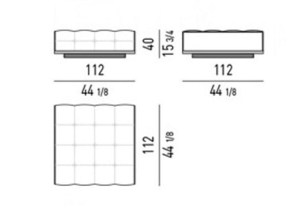 Minotti Lawrence Element Zwart Leder (2x) – NP €7.750 p/st