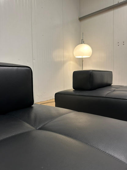 Minotti Lawrence Element Zwart Leder (2x) – NP €7.750 p/st