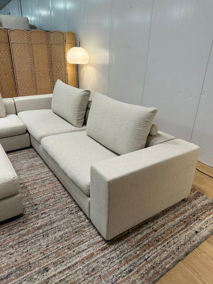 Flexform Groundpiece Hoekbank + Hocker – NP €30.000