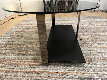Minotti Low Console Glazen Salontafel
