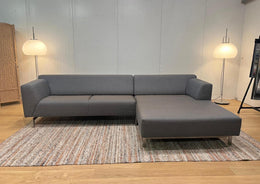 Rolf Benz Linea Hoekbank Grijsbruin – NP: €8.000