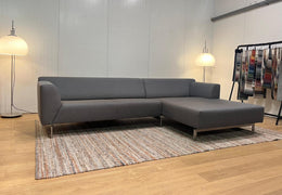 Rolf Benz Linea Hoekbank Grijsbruin – NP: €8.000