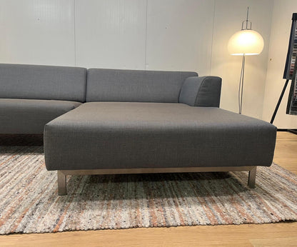 Rolf Benz Linea Hoekbank Grijsbruin – NP: €8.000