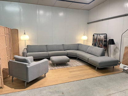 ZGAN Leolux Bellice Fauteuil Grijsblauw – NP: €3.250