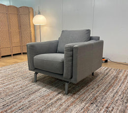 ZGAN Leolux Bellice Fauteuil Grijsblauw – NP: €3.250