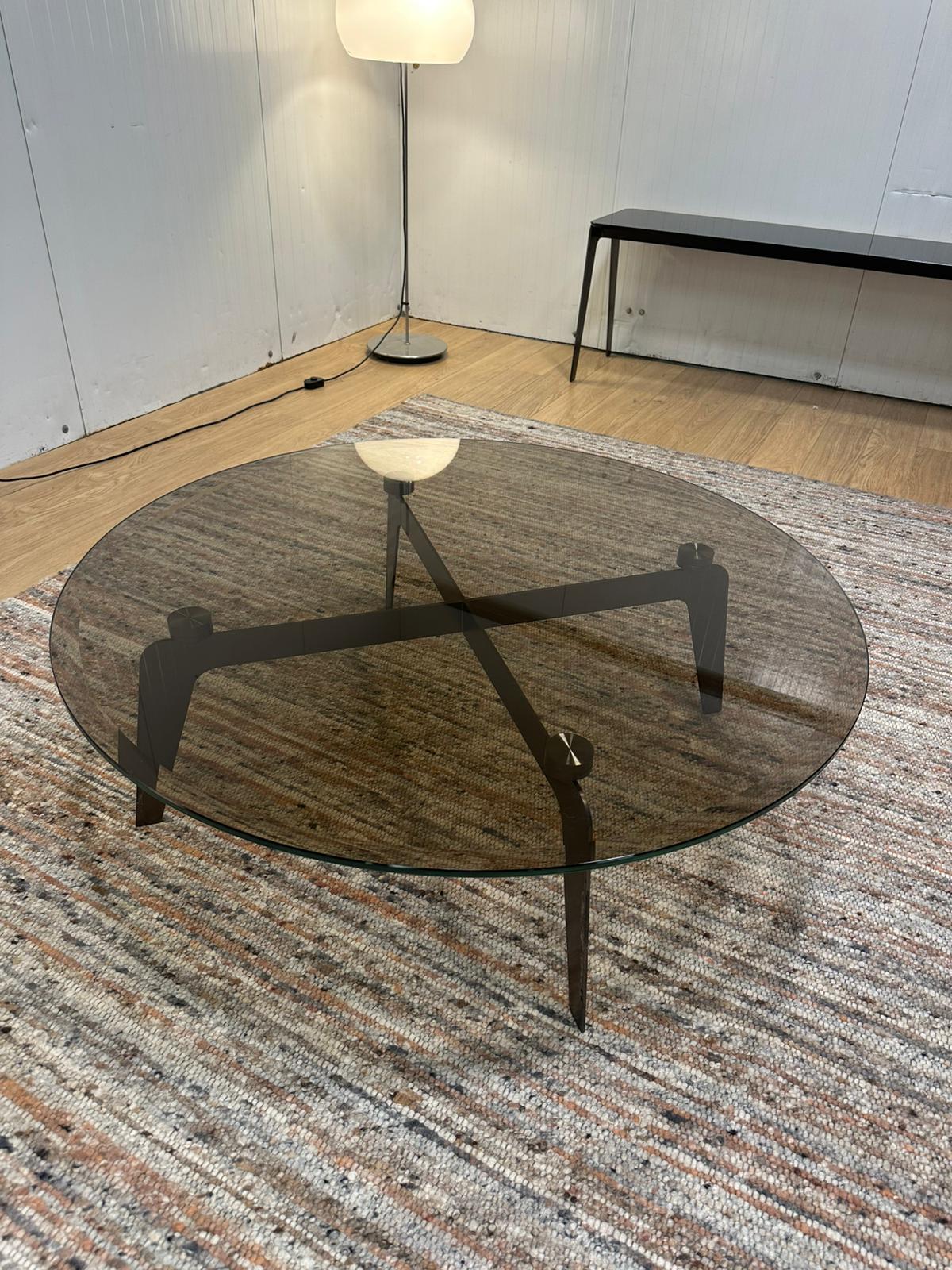 Minotti Kirk Cross Salontafel Glas | NP: €4.500