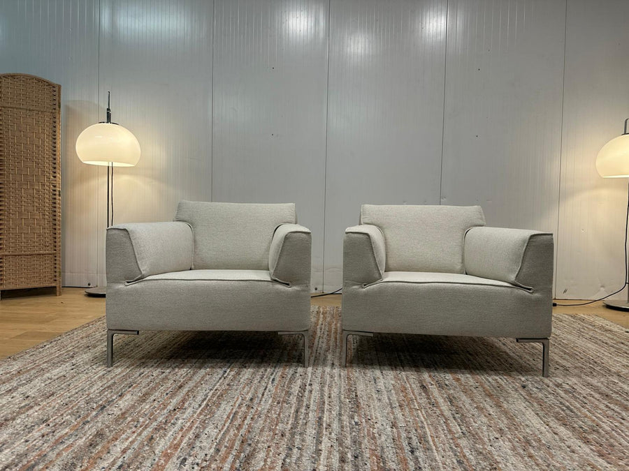 2x Design on Stock Bloq Fauteuil Ecru + GARANTIE NP 2.249 ps