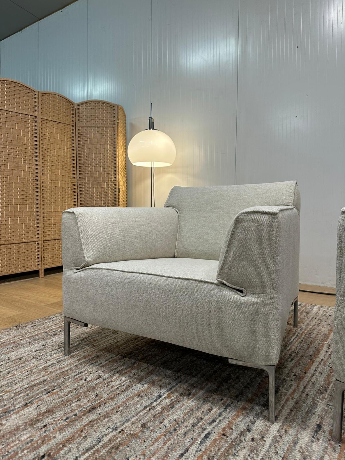 2x Design on Stock Bloq Fauteuil Ecru + GARANTIE NP 2.249 ps