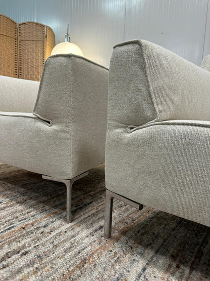 2x Design on Stock Bloq Fauteuil Ecru + GARANTIE NP 2.249 ps