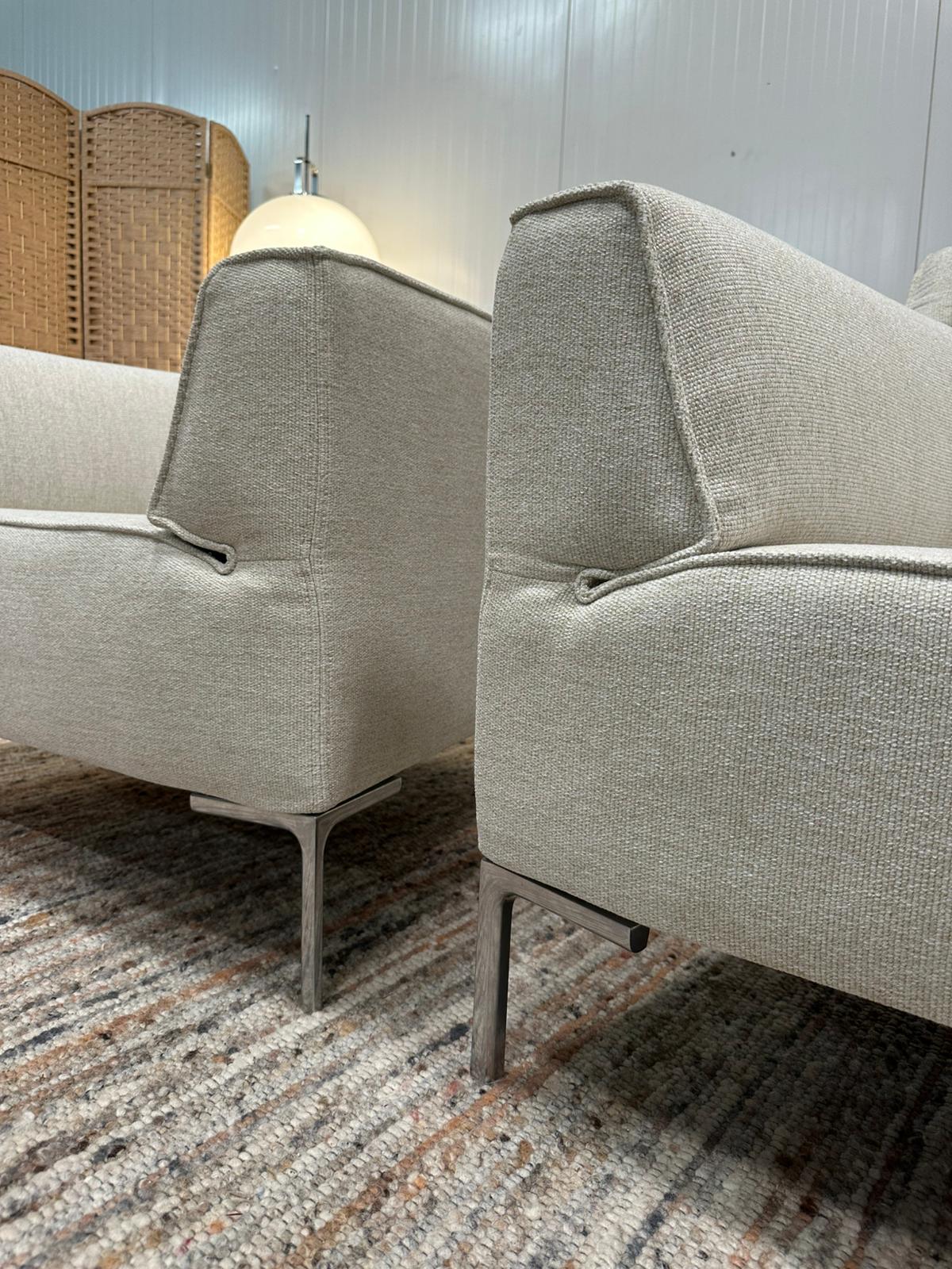 2x Design on Stock Bloq Fauteuil Ecru + GARANTIE NP 2.249 ps